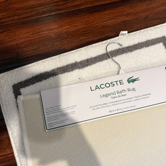 Lacoste Legend Bath Rug 20x32 - Picture 4 of 4
